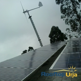 Horizontal Axis Wind Turbine @ Rooftop Urja