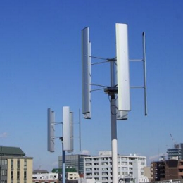 Vertical Axis Wind Turbine @ Rooftop Urja